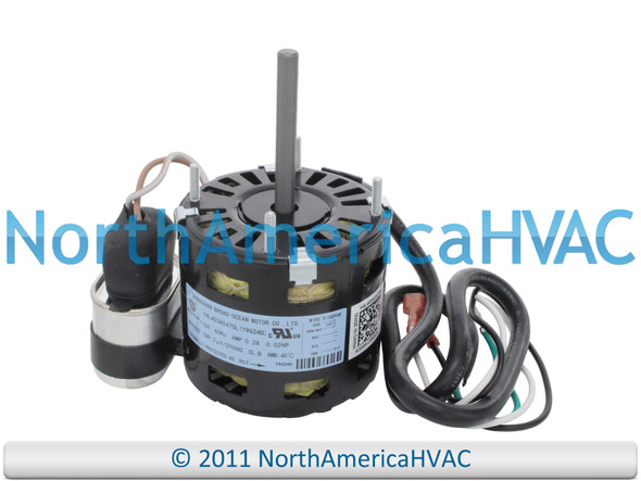 OEM Reznor Fan Motor 0.02 HP, 115V, 60HZ Replaces RZ196240 196240